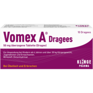 VOMEX A Dragees 50 mg überzogene Tabletten