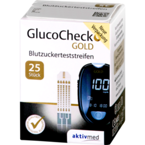 GLUCOCHECK GOLD Blutzuckerteststreifen