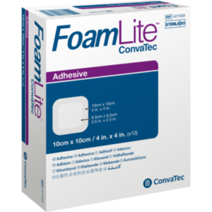 FOAM LITE ConvaTec adhäsiv PU-Schaumverb.10x10 cm