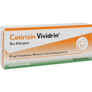 CETIRIZIN Vividrin 10 mg Filmtabletten