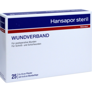 HANSAPOR steril Wundverband 8x10 cm