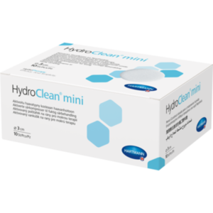 HYDROCLEAN mini Kompressen 3 cm rund steril