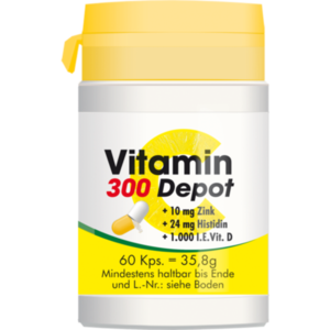 VITAMIN C 300 Depot+Zink+Histidin+D Kapseln