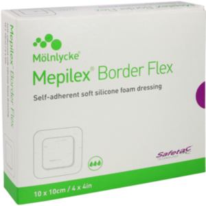 MEPILEX Border Flex Schaumverb.haft.10x10 cm