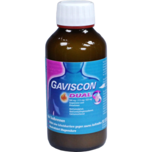 GAVISCON Dual 500mg/213mg/325mg Suspension z.Einn.