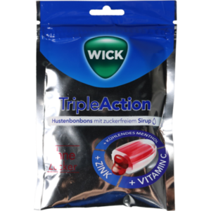 WICK TripleAction Menthol & Cassis o.Zucker Bon.