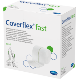 COVERFLEX fast Schlauchverb.Gr.2 5 cmx10 m weiß