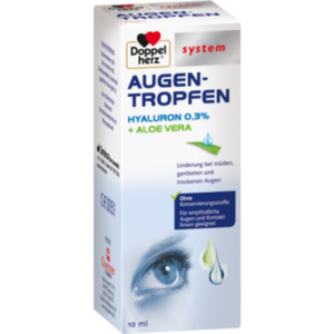 DOPPELHERZ Augen-Tropfen Hyaluron 0,3% system