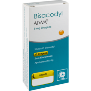 BISACODYL AIWA 5 mg Dragees