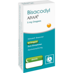 BISACODYL AIWA 5 mg Dragees