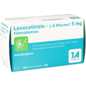 LEVOCETIRIZIN-1A Pharma 5 mg Filmtabletten