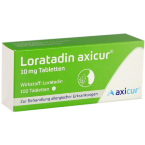 LORATADIN axicur 10 mg Tabletten