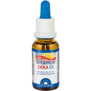 VITAMIN DEKA Öl D3+K2+A+E.Dr.Jacob's Tropf.z.Einn.