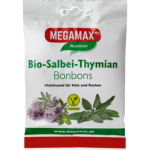 MEGAMAX Bio Salbei-Thymian Bonbons