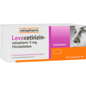 LEVOCETIRIZIN-ratiopharm 5 mg Filmtabletten