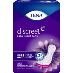 TENA LADY Discreet Inkontinenz Einlagen maxi night