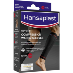 HANSAPLAST Sport Compression Waden-Sleeves Gr.M