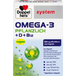 DOPPELHERZ Omega-3 pflanzlich system Kapseln