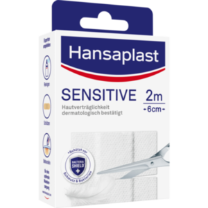HANSAPLAST Sensitive Pflast.hypoallergen 6 cmx2 m