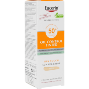 EUCERIN Sun Oil Control tinted Creme LSF 50+ hell