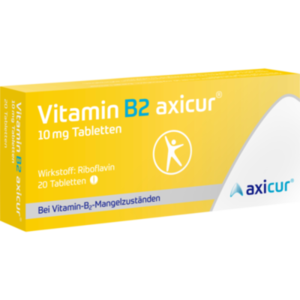 VITAMIN B2 AXICUR 10 mg Tabletten