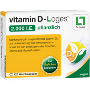 VITAMIN D-LOGES 2.000 I.E. pflanzlich Weichkapseln