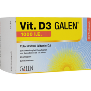 VIT. D3 GALEN 1000 I.E. Weichkapseln