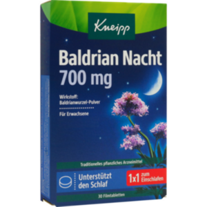 KNEIPP Baldrian Nacht 700 mg Filmtabletten