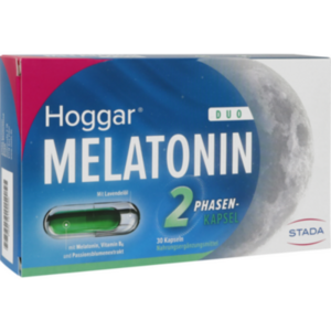 HOGGAR Melatonin DUO Einschlaf-Kapseln