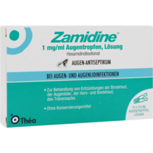ZAMIDINE 1 mg/ml Augentropfen Mehrdosenbehältnisse