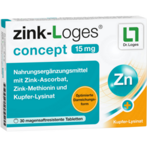 ZINK-LOGES concept 15 mg magensaftres.Tabletten