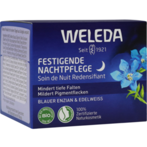 WELEDA festigende Nachtpflege blauer Enz.&Edelwei.