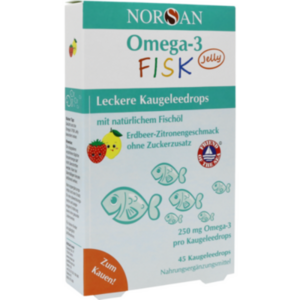 NORSAN Omega-3 FISK Jelly f.Kinder Dragees