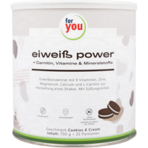 FOR YOU eiweiß power Cookies & Cream Pulver