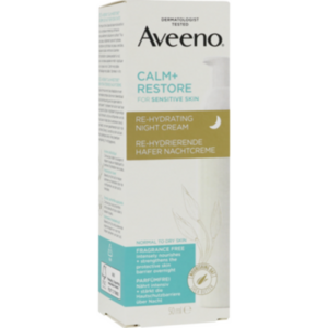 AVEENO Calm+ Restore Re-Hydrierende Hafer Nachtcr.