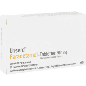 UNSERE Paracetamol-Tabletten 500 mg