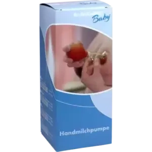 Milchpumpe Hand Kunststoffball mit Glas