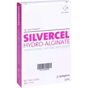 SILVERCEL Hydroalginat Verband 5x5cm