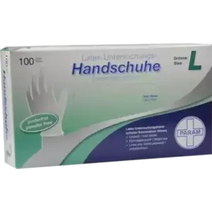 Einmal Handschuhe Latex puderfrei L