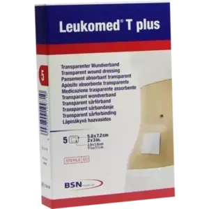 LEUKOMED TRANSP. PLUS STERILE PFL. 7.2x5 cm