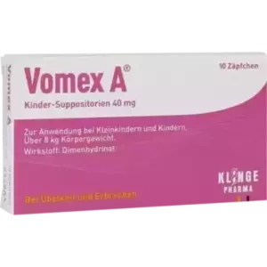 VOMEX A Kinder-Suppositorien 40MG
