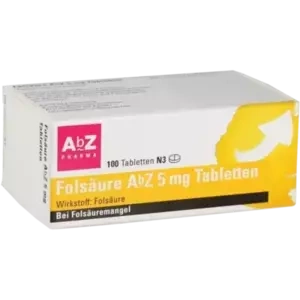 Folsäure AbZ 5mg Tabletten