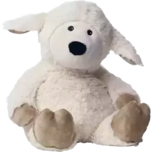 Wärme-Stofftier Beddy Bear Schaf beige