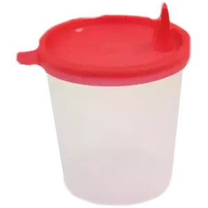 Urinbecher mit Schnappdeckel