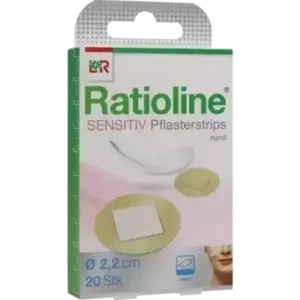 Ratioline sensitive Pflasterstrips rund