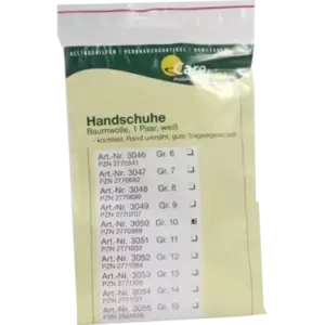 Handschuhe Baumwolle Gr.10