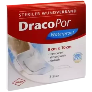 Dracopor Waterproof Wundverband steril 8cmx10cm