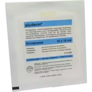 ALUDERM KOMPRESSE 10X10CM