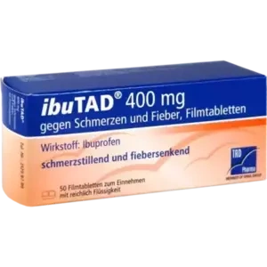 ibuTAD 400mg gegen Schmerzen und Fieber Filmtabl.
