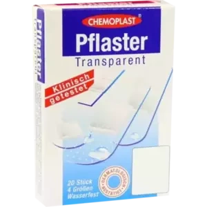 Pflaster Transparent 4 größen Wasserfest